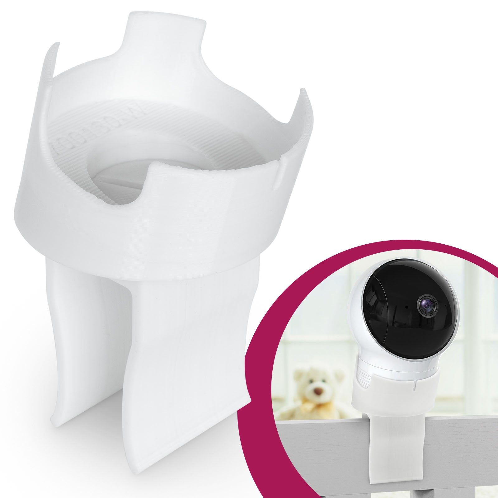 Babyphone Halterung Halter Bett passend für Eufy SpaceView Überwachungskamera