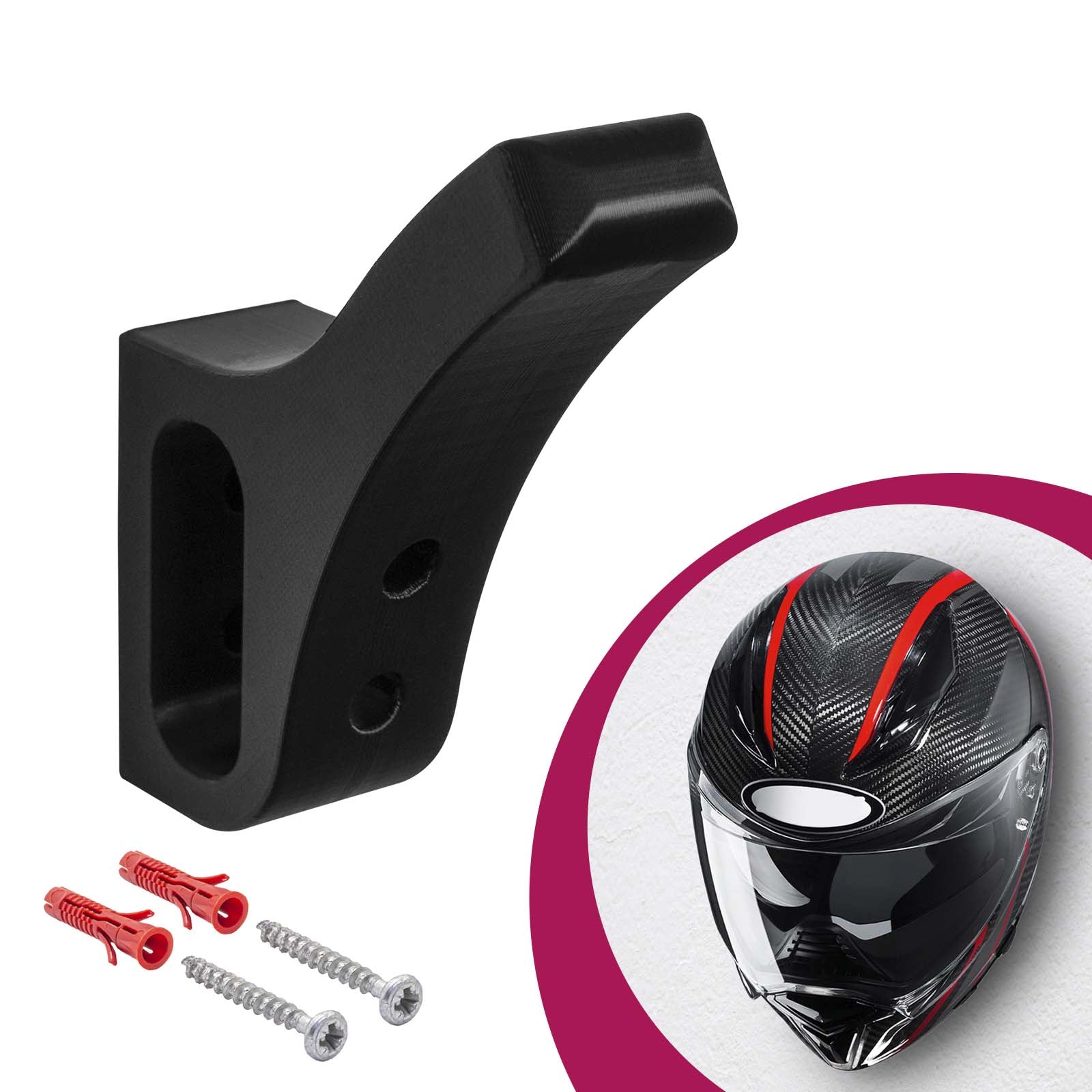 Motorradhelm Wand Halterung Helm Halter Haken Helm Buddy Universal