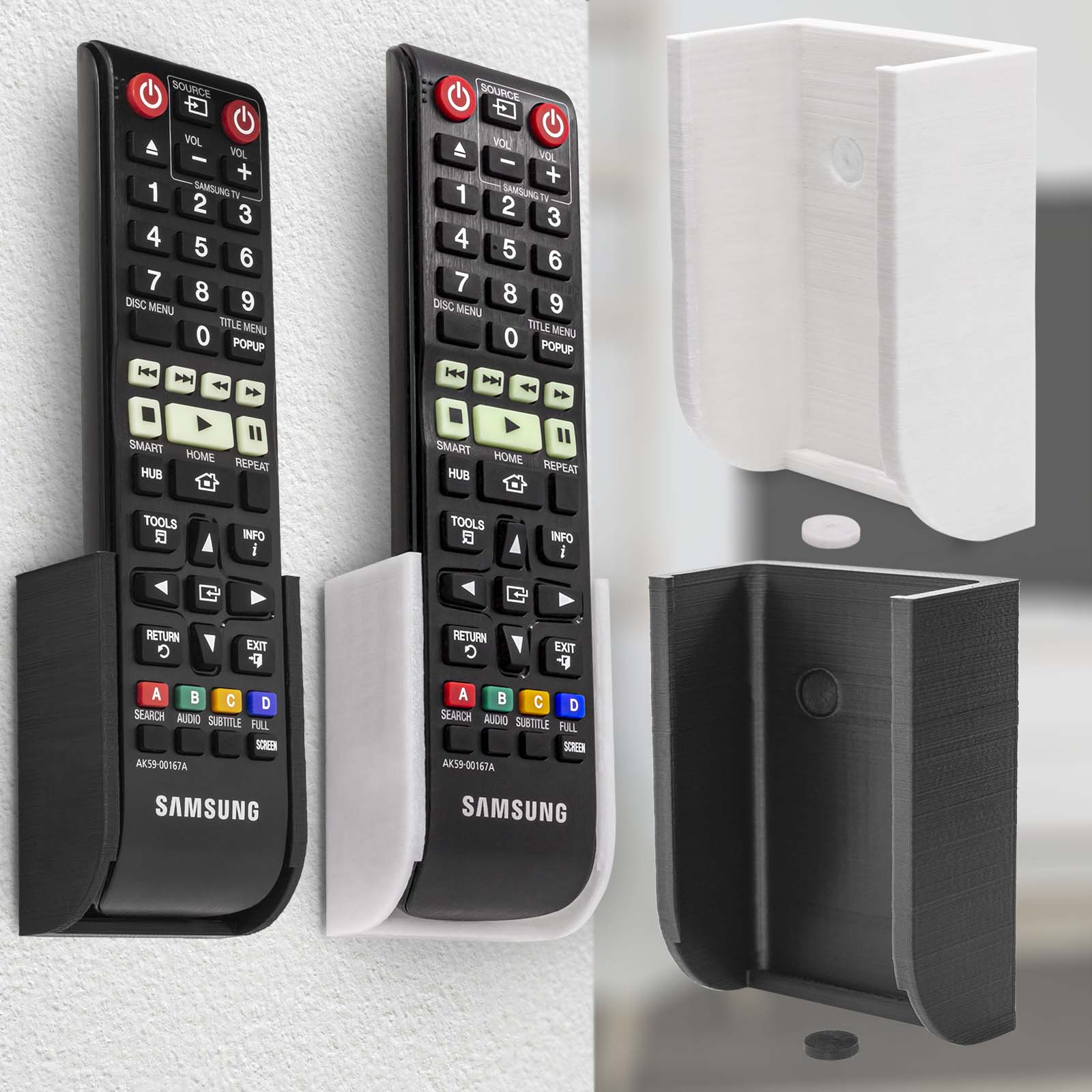 Fernbedienungshalter Wand Halterung passend für Samsung TV Fernseher AA59-00818A