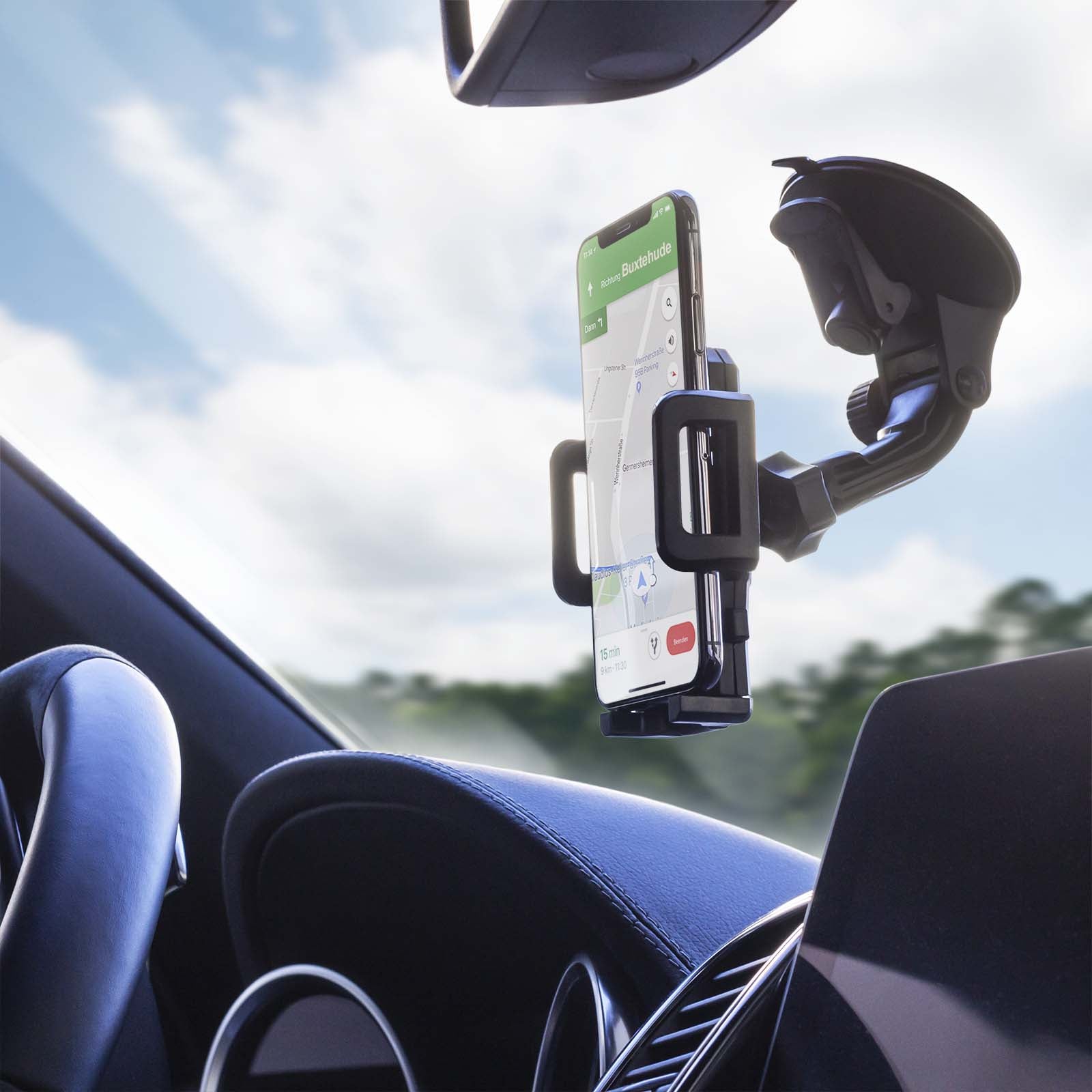 360° Universal Auto KFZ-Halterung LKW Halter Car Holder Mount Handy Smartphone