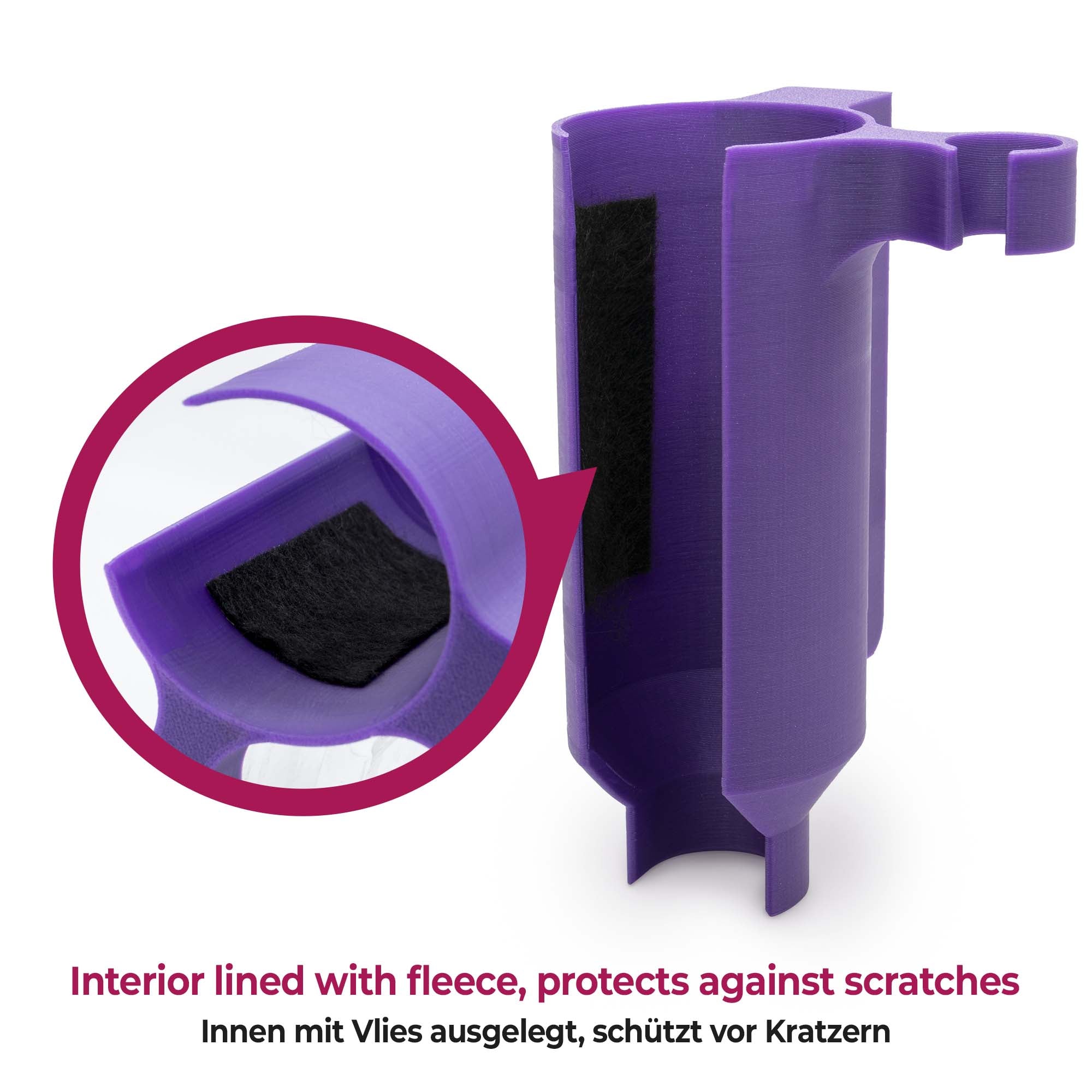 Halterung passend für Dyson Airwrap Haarstyler Wandhalter Zubehör Wandhalterung Lila Violett