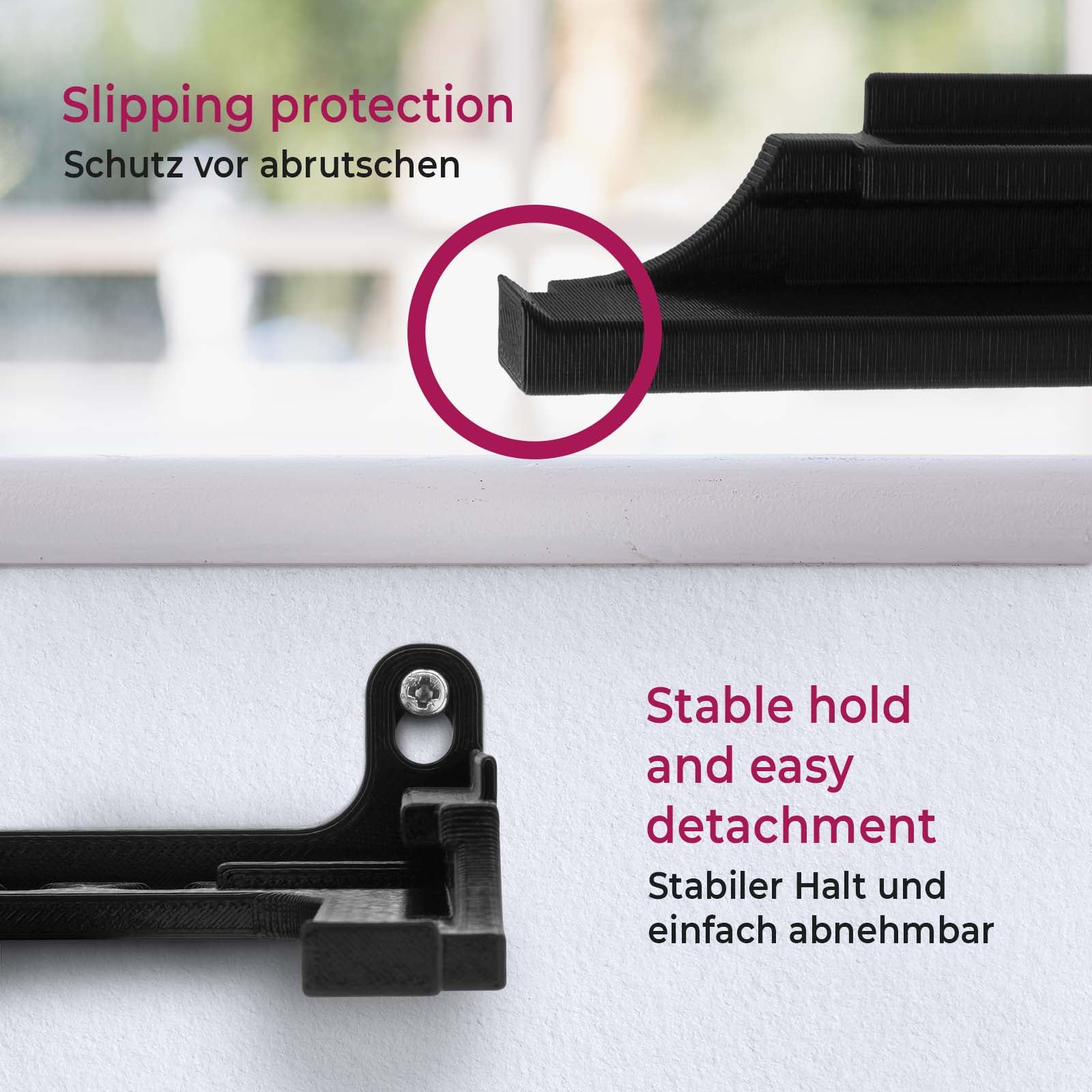 Wandhalterung passend für Telekom Speedport Smart 4 Router Wandhalter WLAN Halterung Halter mit Kabelmanagment