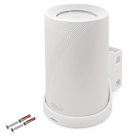 Wandhalterung passend für TP-Link Deco BE65 Wi-Fi 7 Mesh WLAN BE9300 | Robuste Halterung mit Kabelmanagement & Luftzirkulation | Wandmontage-Set inklusive Dübel & Schrauben