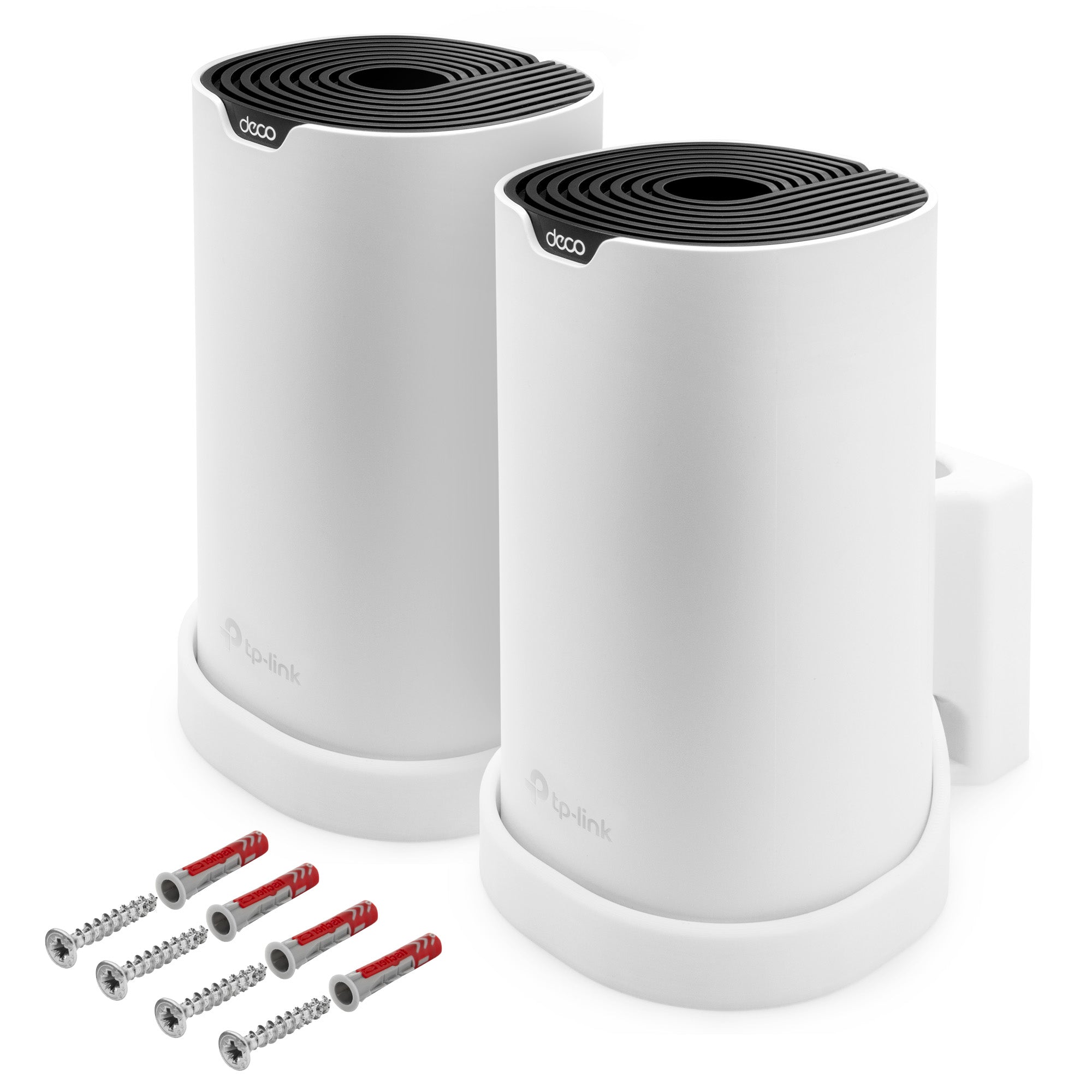 Wandhalterung passend für TP-Link AC1900 Deco S7 WLAN Router mit Kabelmanagement