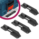 Halter Werkzeug Koffer Halterung Set 4 Stück Sicherung  passend für Bosch L-Boxx Sortimo