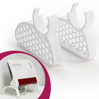 Ständer passend für AVM FritzBox 7590 AX 6660 6670 Cable 5590 Fiber 6890 LTE Tischständer Router Halter Standfuß Belüftung Fuß Standfüße Aufsteller