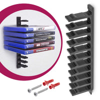 Floating Wandhalterung Blu Ray Halterung passend für Sony PlayStation PS4 PS5 Spiele