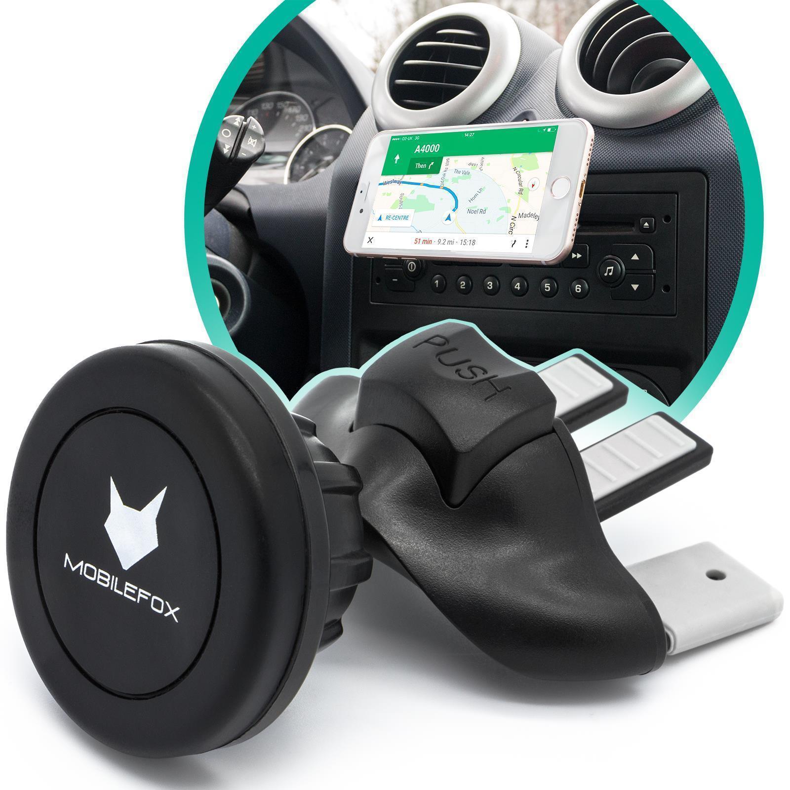 Mobilefox 360° Magnet CD Schlitz KFZ Halterung Auto Handy Halter Slot Universal