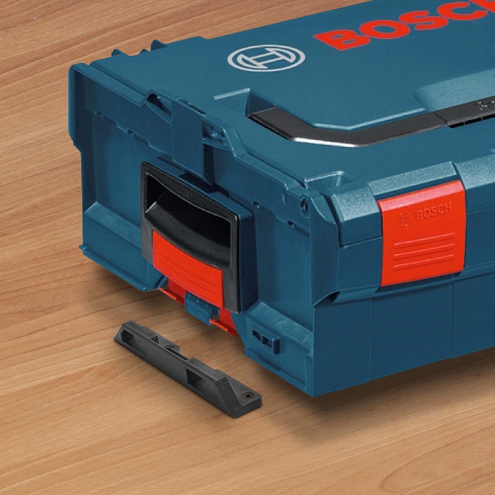 Halter Werkzeug Koffer Halterung Set 4 Stück Sicherung  passend für Bosch L-Boxx Sortimo
