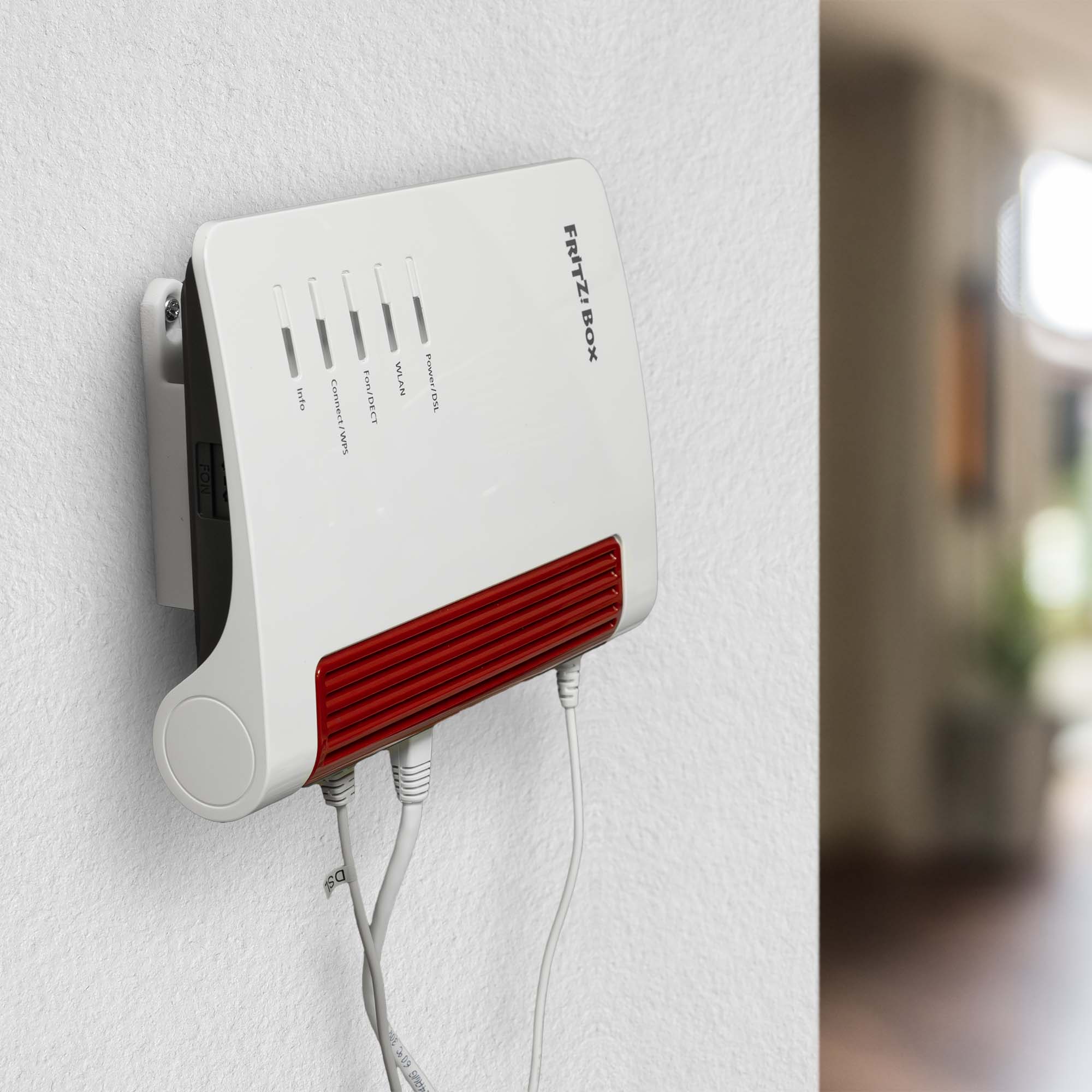 Wandhalterung passend für FritzBox 7590 7530 7510 Router Halter Halterung