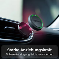Auto KFZ Lüftungsgitter Halterung Halter Lüftung passend für OOONO NO2 Co-Driver NO.2 CO-Driver Magnetisch
