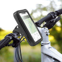 Halterung Halter Fahrrad Motorrad Lenker Handy Smartphone Tasche Größe XL