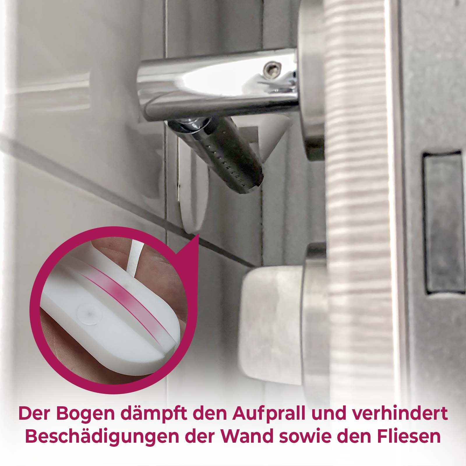 Türstopper Türhalter Türenstopper Tür-Butler Griff Wandschutz Türgriff Halter