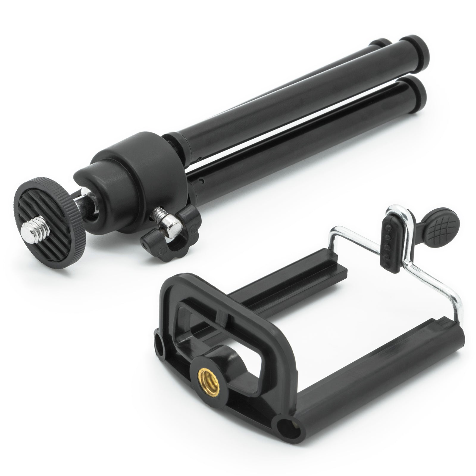 Mobilefox Handy mini Stativ Handy Ständer Selfie Klemmstativ Tripod/Dreibein passend für Handy