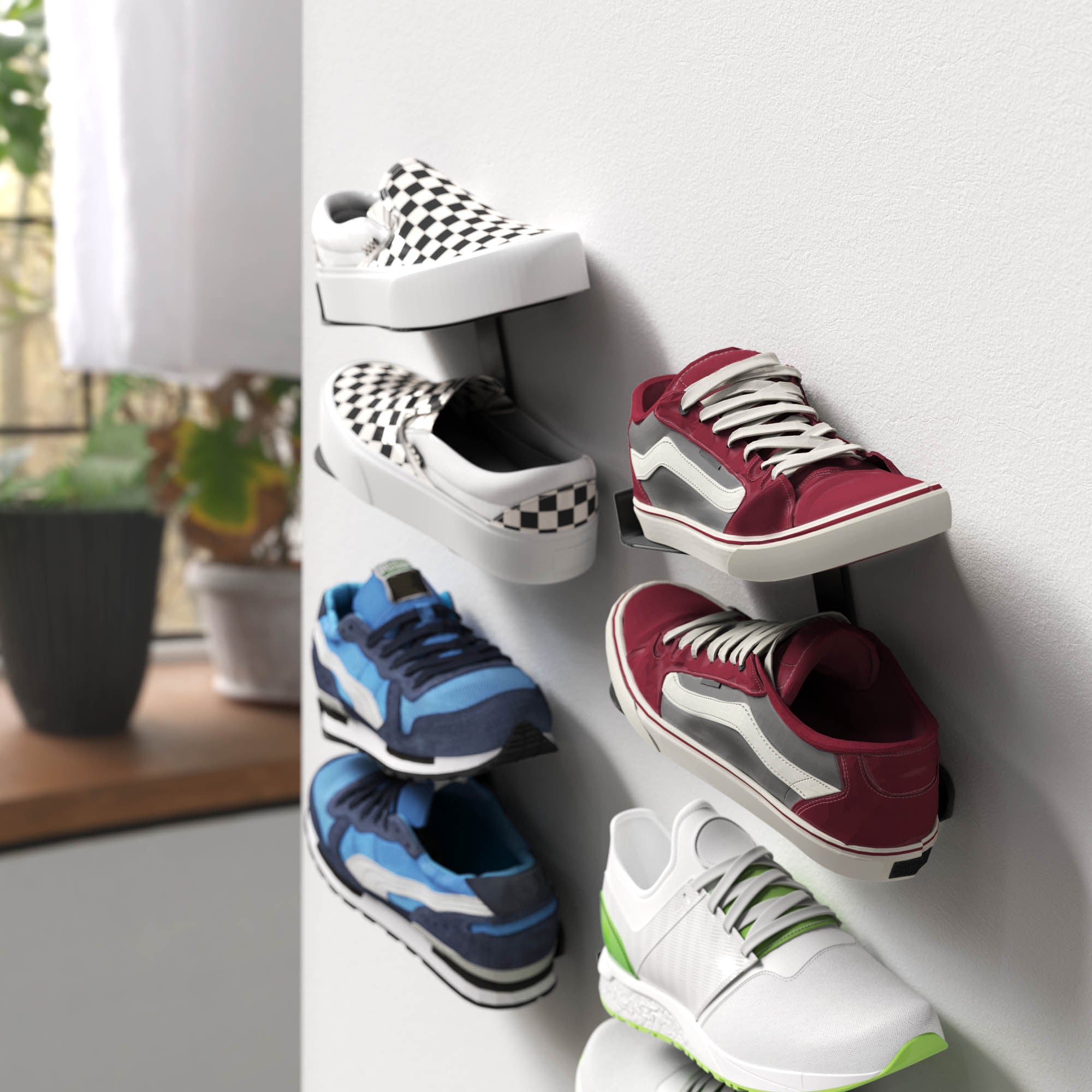 Sneaker Wandhalterung Schuh Regal Schwebend Wandhalter Schuhablage Display