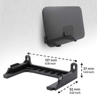 Wandhalterung passend für Telekom Speedport Smart 4 Router Wandhalter WLAN Halterung Halter mit Kabelmanagment