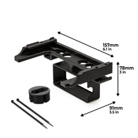 Wandhalterung Steckdosenhalterung passend für Telekom Speedport Smart 4 | 4 Plus | 4R Router | WLAN Halterung mit Kabelmanagement | Dualband Routerhalterung | Einfache Installation ohne Bohren