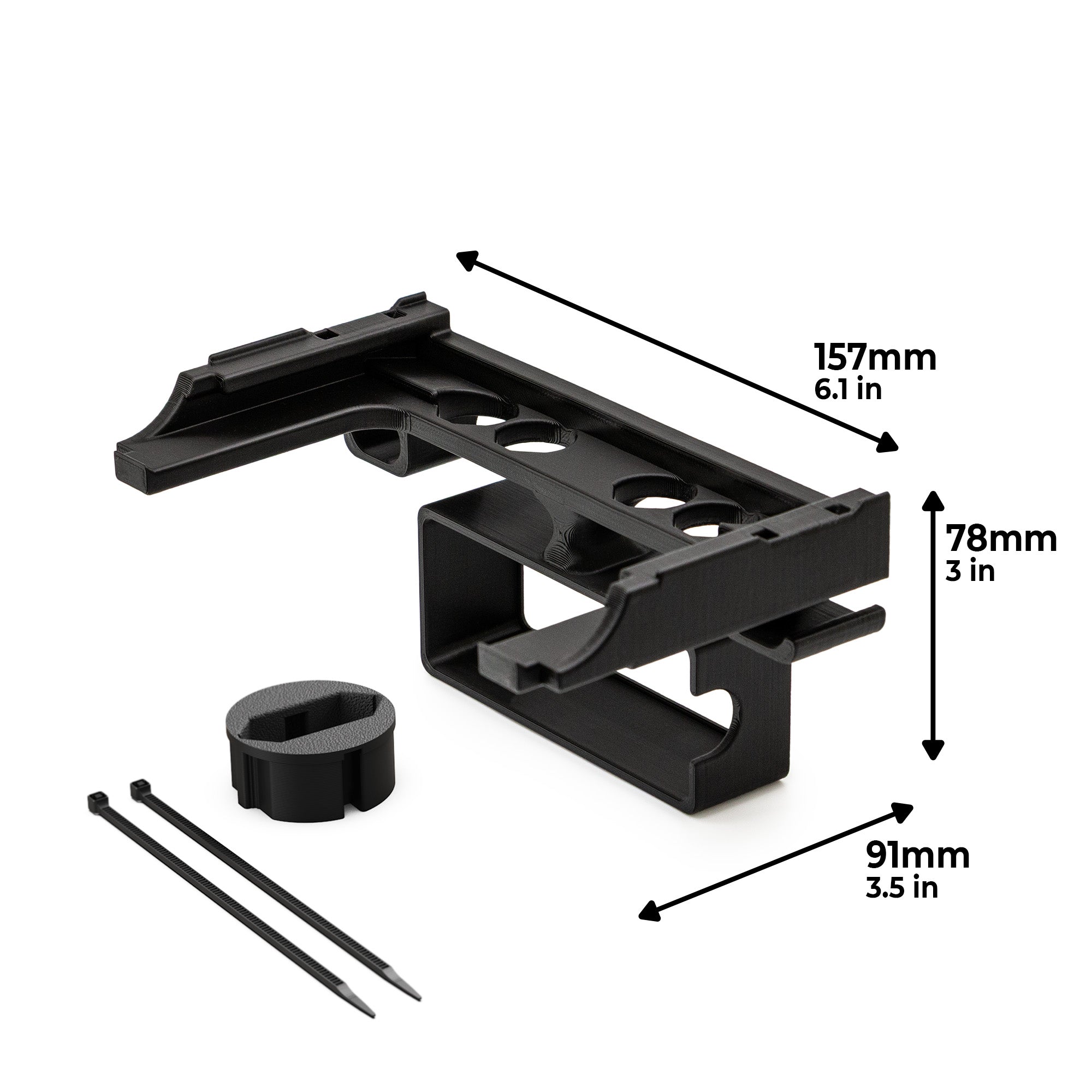 Wandhalterung Steckdosenhalterung passend für Telekom Speedport Smart 4 | 4 Plus | 4R Router | WLAN Halterung mit Kabelmanagement | Dualband Routerhalterung | Einfache Installation ohne Bohren