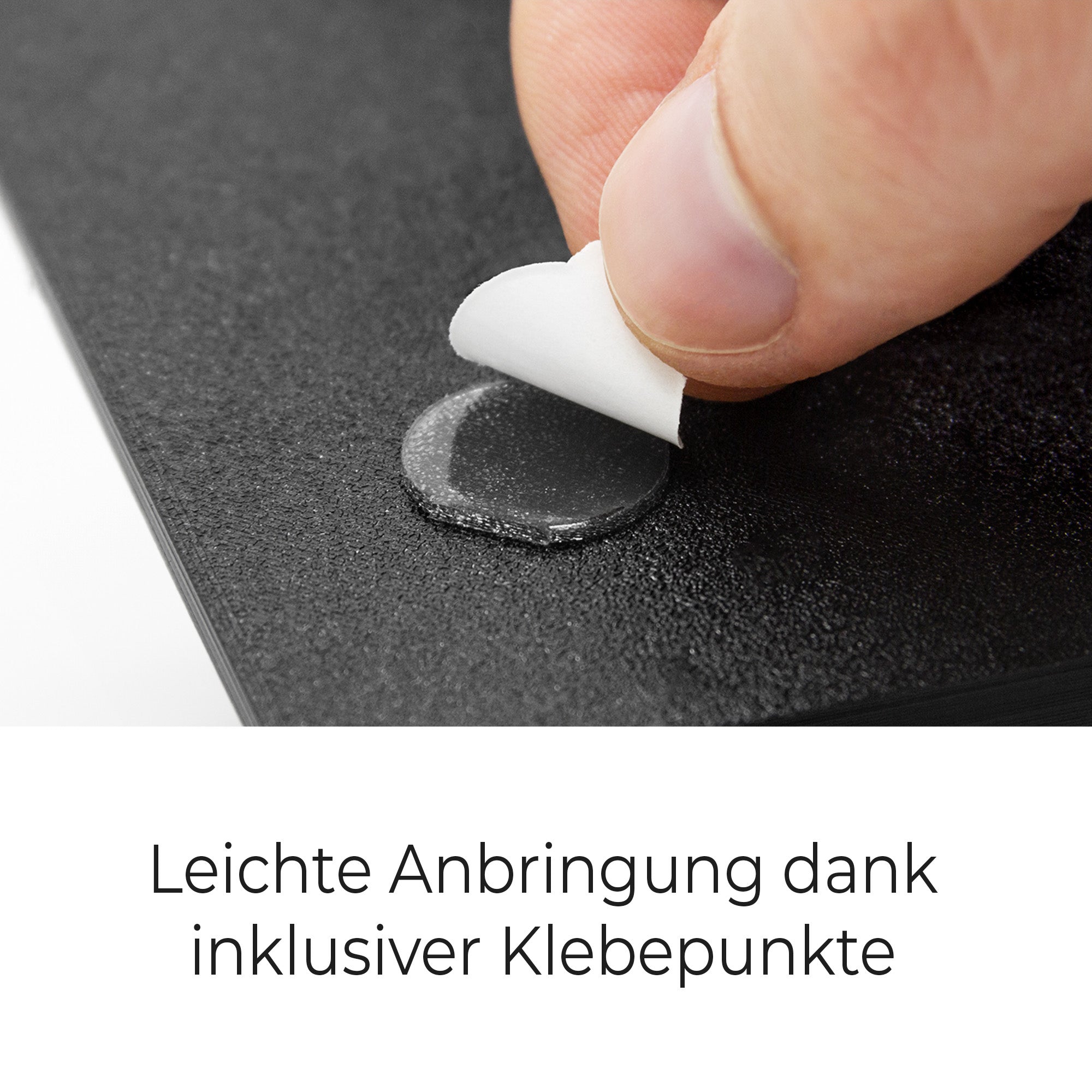 Wandhalterung passend für waipu.tv Box 4K Schwarz | Platzsparende TV Box Halterung inkl. Kabelmanagement | Robuste Halterung mit Schrauben und Klebepunkten